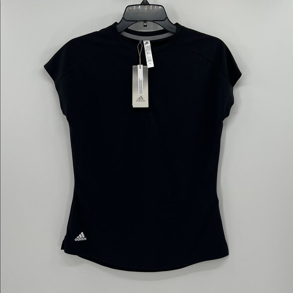 Adidas Women's ESS Crew Golf T-Shirt - Black - Small - New with tags